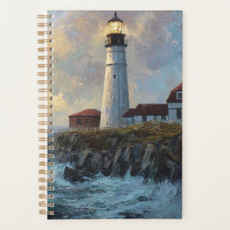 Agenda Pintura a Óleo Texturizada de Farol
