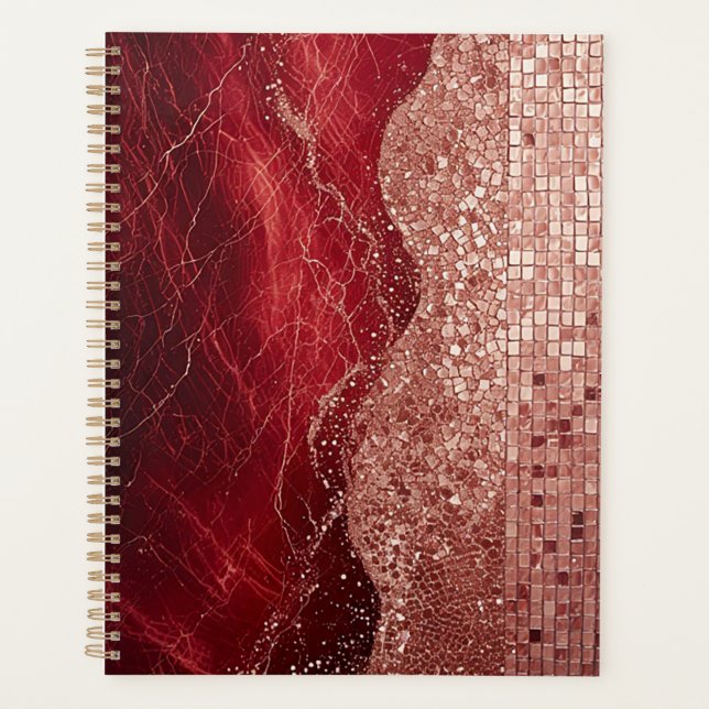 Agenda Pintura Abstrata Elegante (Frente)
