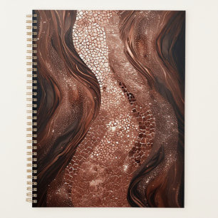 Agenda Pintura Abstrata Elegante