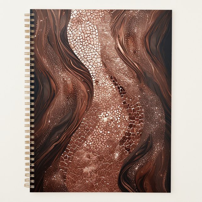 Agenda Pintura Abstrata Elegante (Frente)