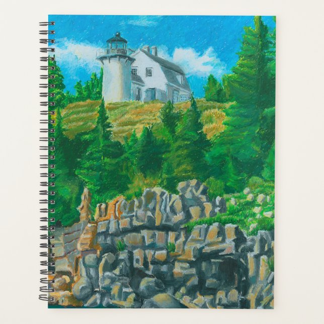 Agenda Pintura da Luz da Ilha Bear (Frente)
