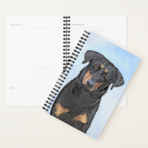 Agenda Pintura de Beauceron - Arte de Cachorro Original B