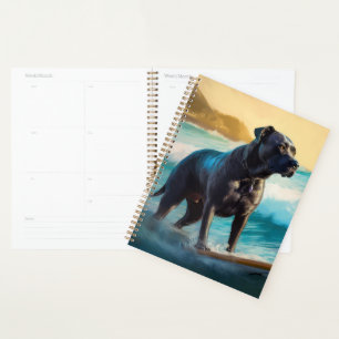 Agenda Pintura de Cane Corso na Praia Surfando