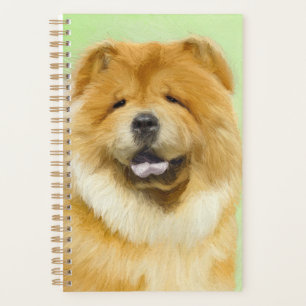 Agenda Pintura De Chow Chow - Arte De Cachorro Original