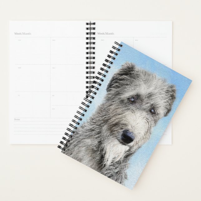 Agenda Pintura De Deerhound Escocês - Cachorro Original C (Exibição)