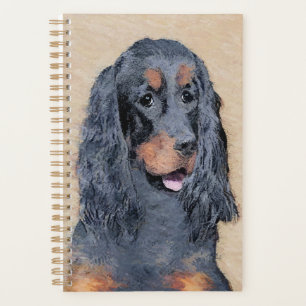Agenda Pintura de Gordon Setter - Arte de Cachorro Origin
