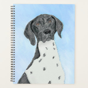 Agenda Pintura de ponteiro em branco alemão - Arte origin
