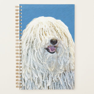Agenda Pintura de Puli - Arte de Cachorro Original Bonita
