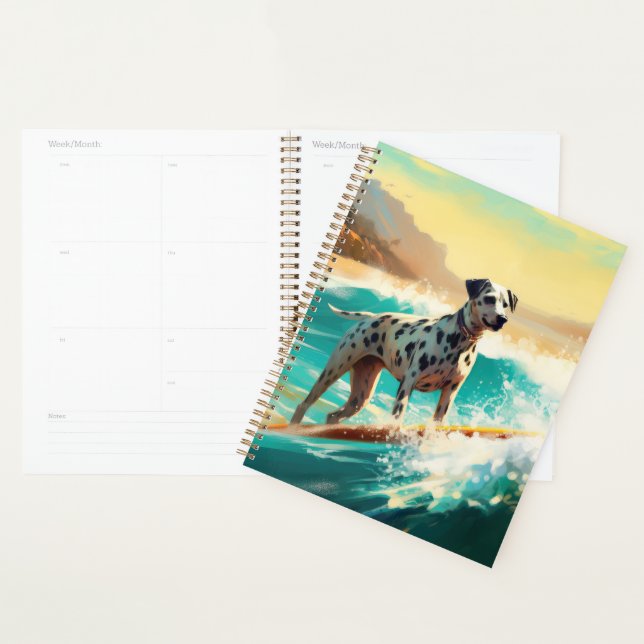 Agenda Pintura de surfe na praia Dalmation (Exibição)