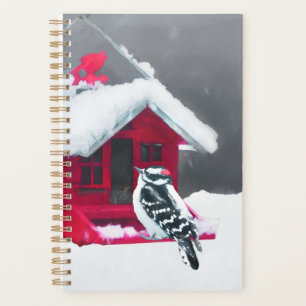 Agenda Pintura do Pica-Pau Downy - Arte Original