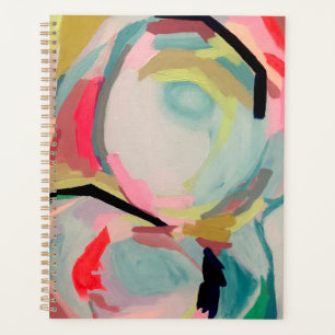 Agenda Pintura em acrílico de abstrato Fluro