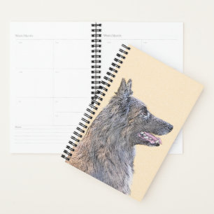 Agenda Pintura em Tervuren Belga - Arte Cachorra Original