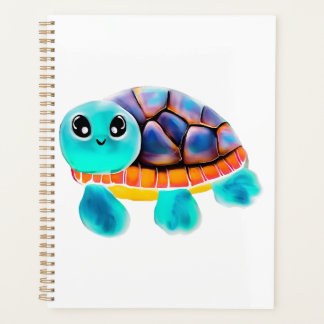 Agenda Pintura encaústica tartaruga Cópia