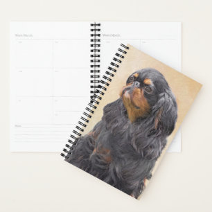 Agenda Pintura Inglesa Toy Spaniel - Arte Original para C