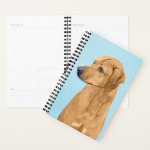 Agenda Pintura Ridgeback da Rodésia - Arte Cachorra Origi
