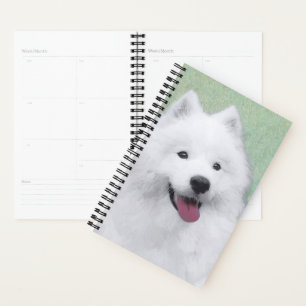 Agenda Pintura Samoyed - Arte Cachorosa Original