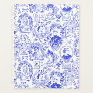 Agenda Pioneiros Feministas Históricos - Toile Azul