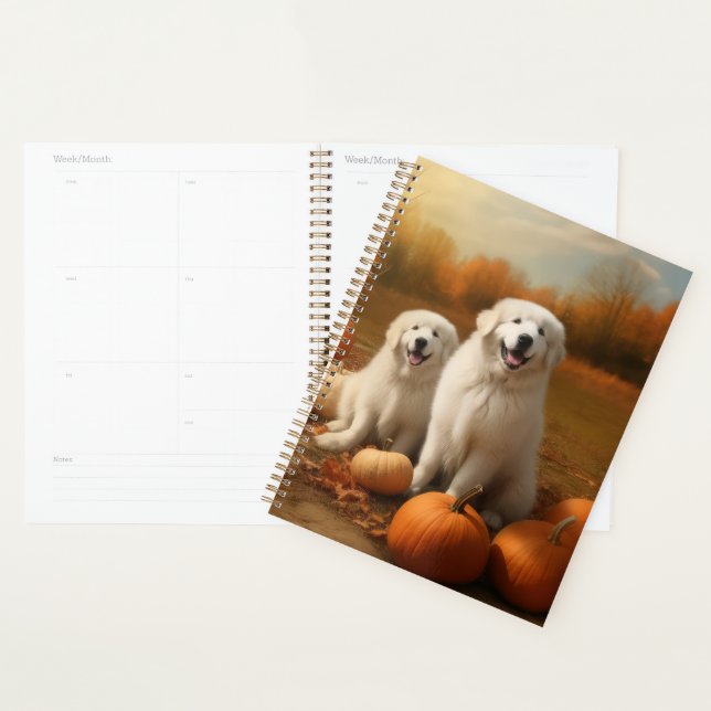 Agenda Pirenéus excelentes Puppy Autumn Delight Pumpkin (Exibição)