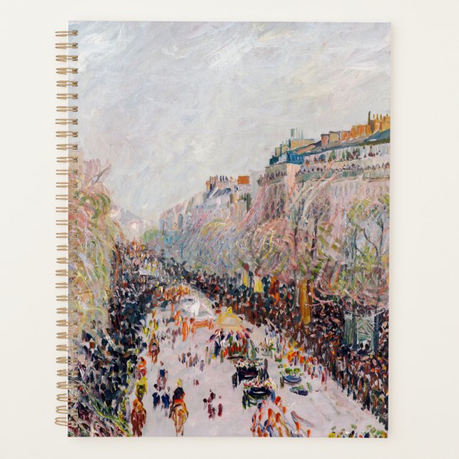 Agenda Pissarro - Montmartre, Mardi Gras no Boulevard (Frente)