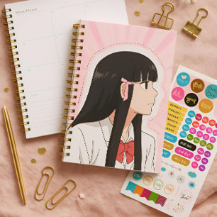 Agenda Pista estético de anime doce