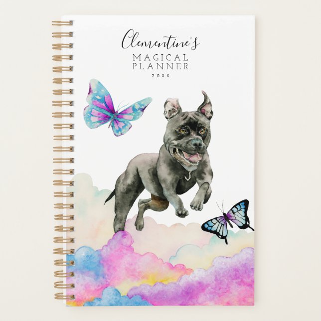Agenda Pit Bull Dog Magical (Frente)