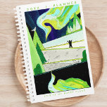 Agenda Placa de Luz do norte Feliz<br><div class="desc">Mantenha-se organizado e inspirado no nosso Planeador Mensal não datado com uma ilustração encantadora das Luzes do Norte encantadoras. Aproveite as vibrantes e alegres vibrações trazidas à vida pelas cores brilhantes e pela arte original única, servindo às mulheres que valorizam a funcionalidade e a criatividade em seus planejadores. Este planejador...</div>