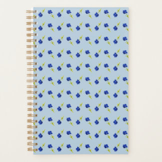 Agenda Placa Floral de Cor Azul-Vinha R2KHOUSE