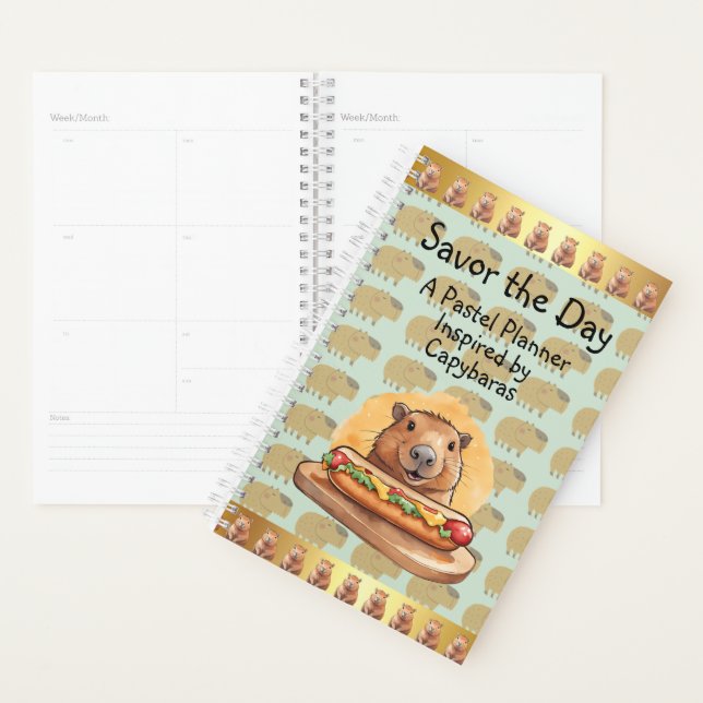 Agenda Plan Happy, Live Happy: The Capybara Way! (Exibição)
