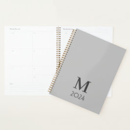 Agenda Planeador da Cinza Trendy 2024