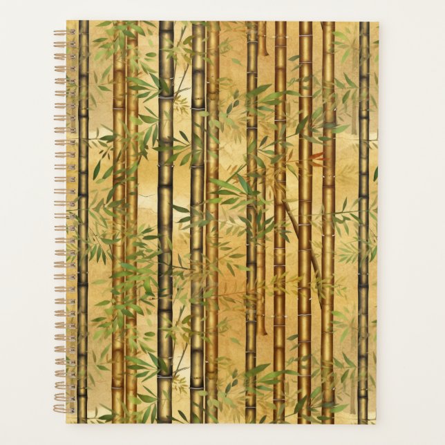 Agenda Planeador da Floresta Bamboo Chiyogami (Frente)