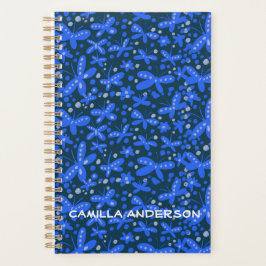 Agenda Planeador de borboletas azuis