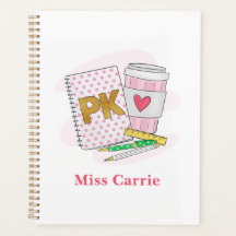 Planeador de Café de Notebook White Dot para jardi