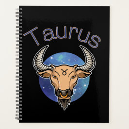 Agenda Planeador de Calendário de Sinais Taurus Zodiac
