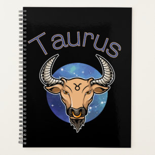 Agenda Planeador de Calendário de Sinais Taurus Zodiac