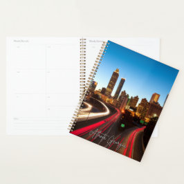 Agenda Planeador de Calendário do Skyline da Georgia Atla
