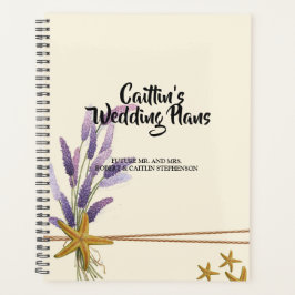 Agenda Planeador de Casamento Simples de Peixe-Estrelo bo