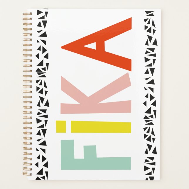 Agenda Planeador de Cores Fika (Frente)