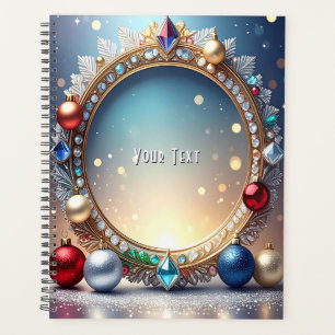Agenda Planeador de Férias de Moldes de Natal