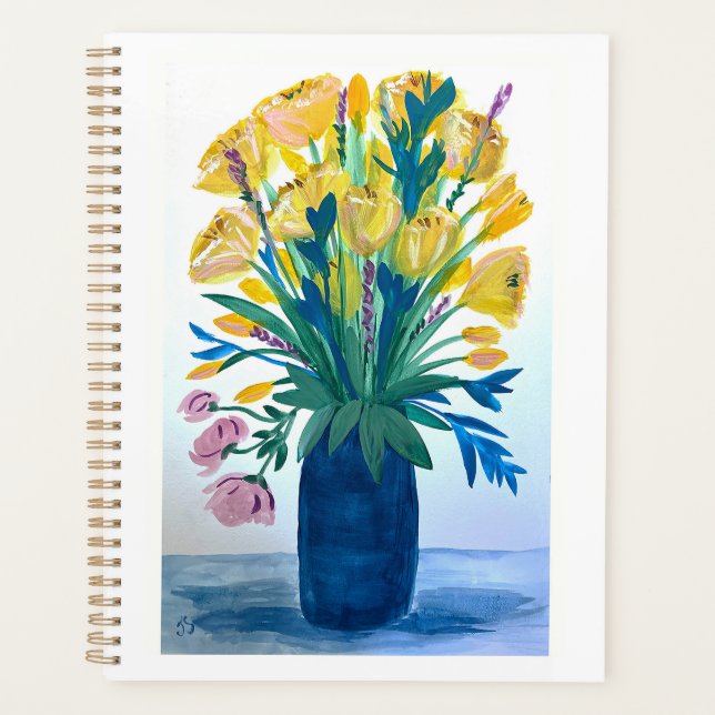 Agenda Planeador de Flores de Oma (Frente)