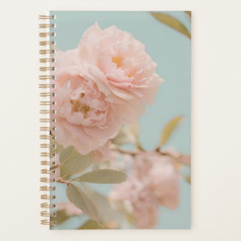 Agenda Planeador de Flores Rosa | Elegante Floral Design