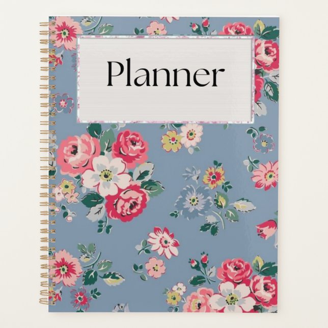 Agenda Planeador de Foco Floral (Frente)