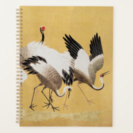 Agenda Planeador de Impressão de Ilustração de Crane Japo
