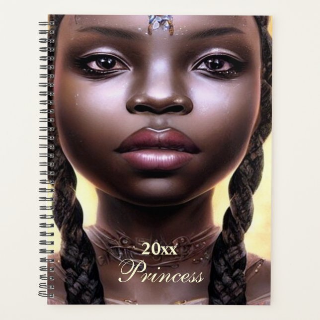Agenda Planeador de Mulher Americana Personalizada (Frente)