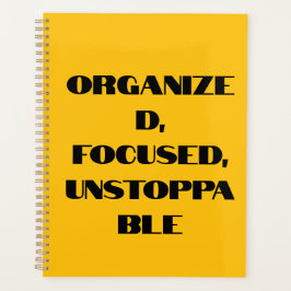 Agenda Planeador de Mulher Isolável - Motivação e Foco