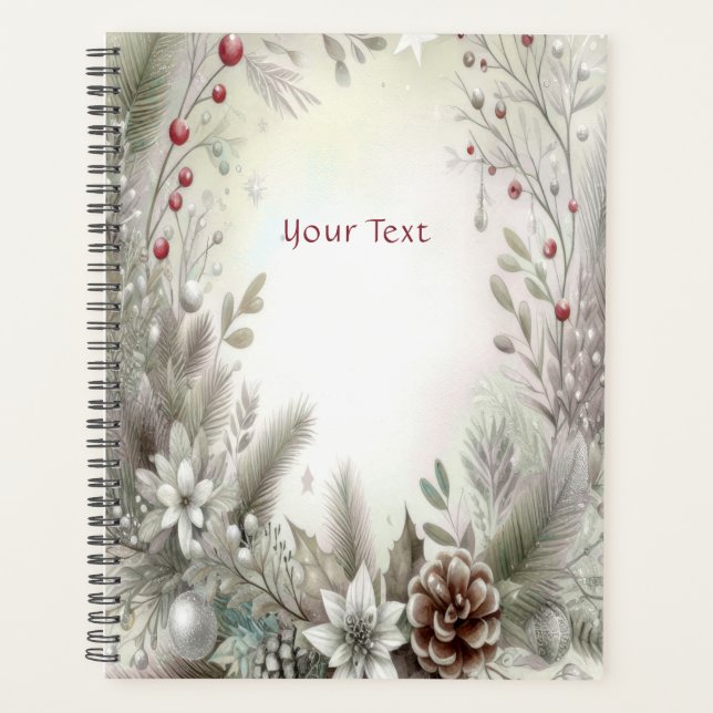 Agenda Planeador de Natal no Natal (Frente)