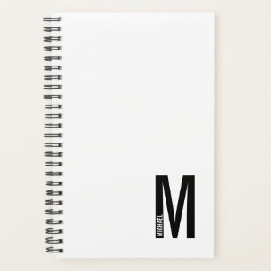 Agenda Planeador de Nomes e Monogramas Personalizados Mod