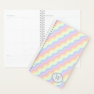 Agenda Planeador de Ondas do Cotovelo Pastel