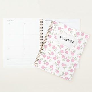Agenda Planeador de Pastel Petals - Design mínimo e elega