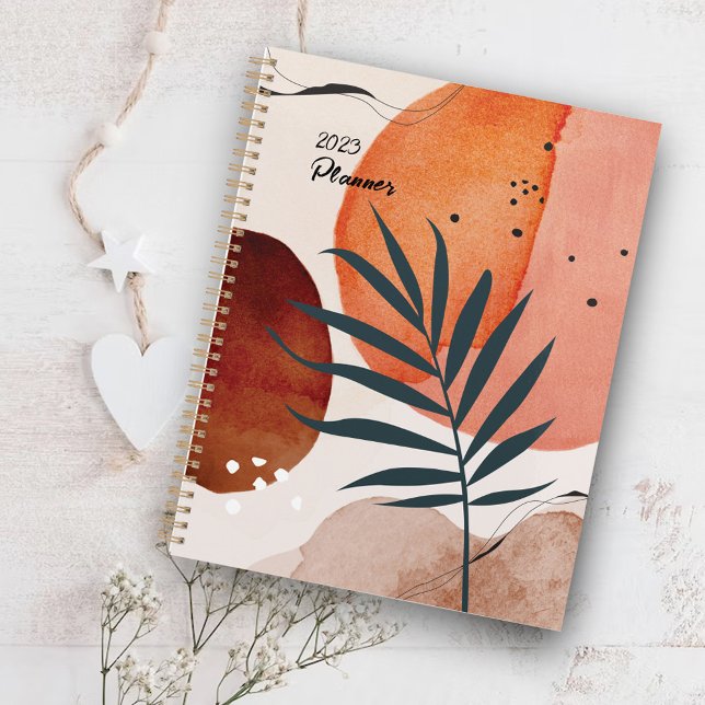 Agenda Planeador de Planta Natureza abstrato (Criador carregado)