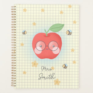 Agenda Planeador de professora de maçã